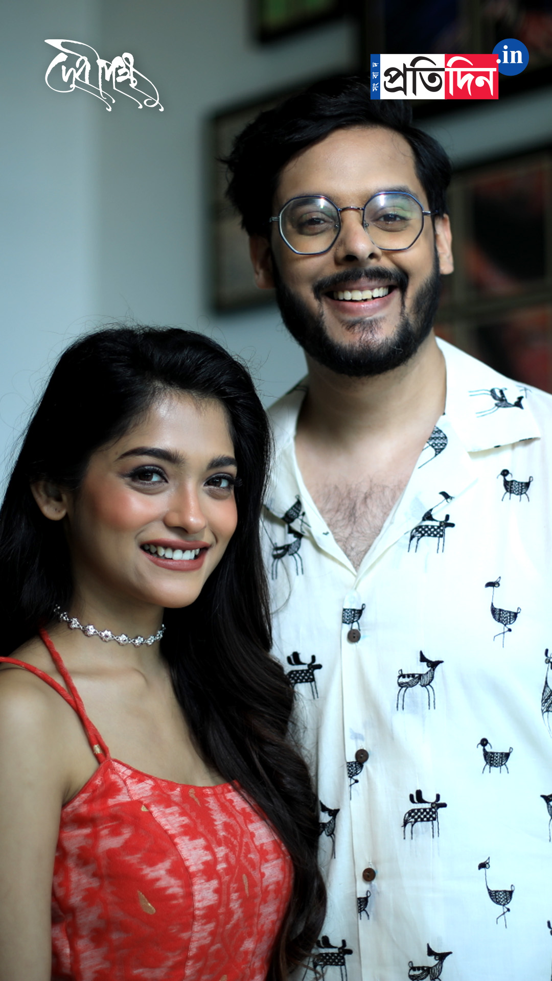 Pujo Fashion with Anusha and  Aditya | কার উপর ক্রাশ ছিল? অষ্টমীর আড্ডায় জানালেন অনুষা-আদিত্য